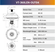 360°Outer Surface C-Mount Lenses - Vision Datum
