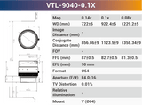 4k7μ V-mount Line Scan Lenses - Vision Datum
