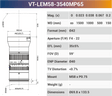 65MP Large Format Industrial Lens – 3.2μ High Resolution, 8K Line Scan Compatible - Vision Datum