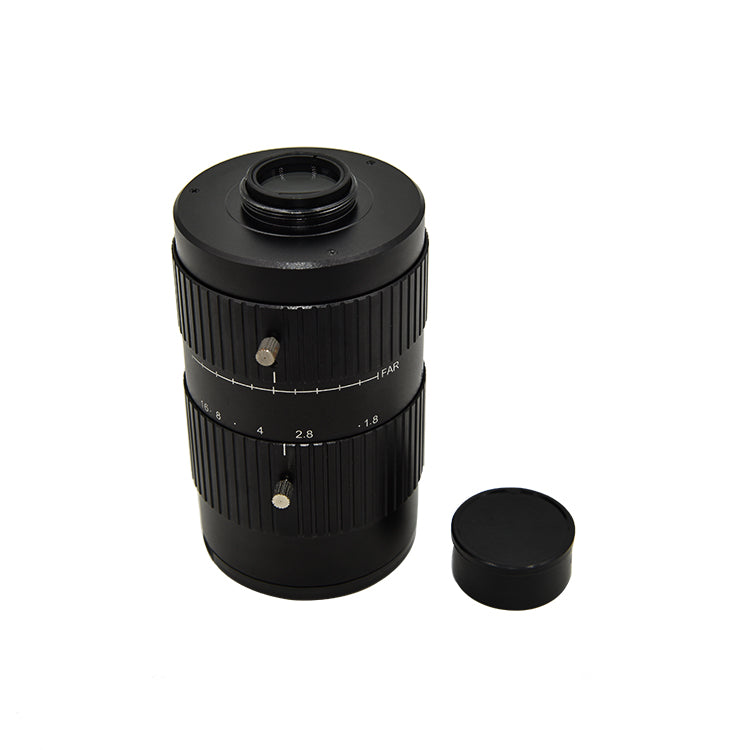 4/3'' 10MP C-Mount Ultra Low Distortion CCTV lens For Machine Industrial Camera - Vision Datum