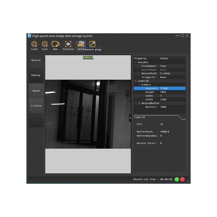 High-speed Image Data Real-time Storage Software For Video Recording