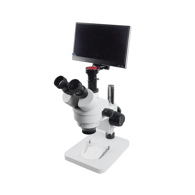 zoom Stereo USB Trinocular digital optical  microscope with 2mp camera