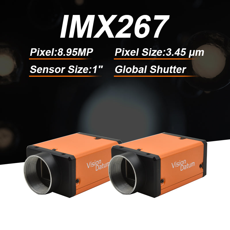 IMX267 9 МП, 13 кадров в секунду, 3,45 мкм, 1 дюйм, камера с глобальным затвором 