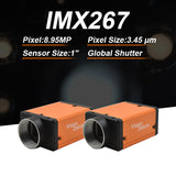IMX267 9MP 13FPS 3.45μm 1" Global Shutter Camera - Vision Datum