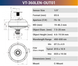 360°Outer Surface C-Mount Lenses - Vision Datum