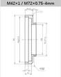 V-Mount to C-Mount Adapter Ring for Industrial Lenses - Vision Datum