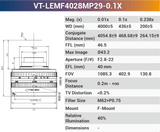 VT-LEMF-MP29 29MP F-Mount High Resolution Lens - Vision Datum